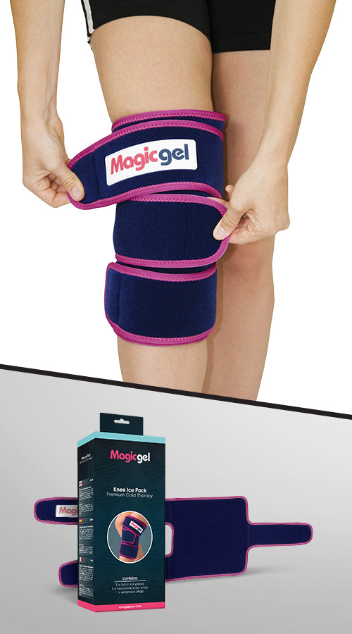 Knee pain hot and cold packs