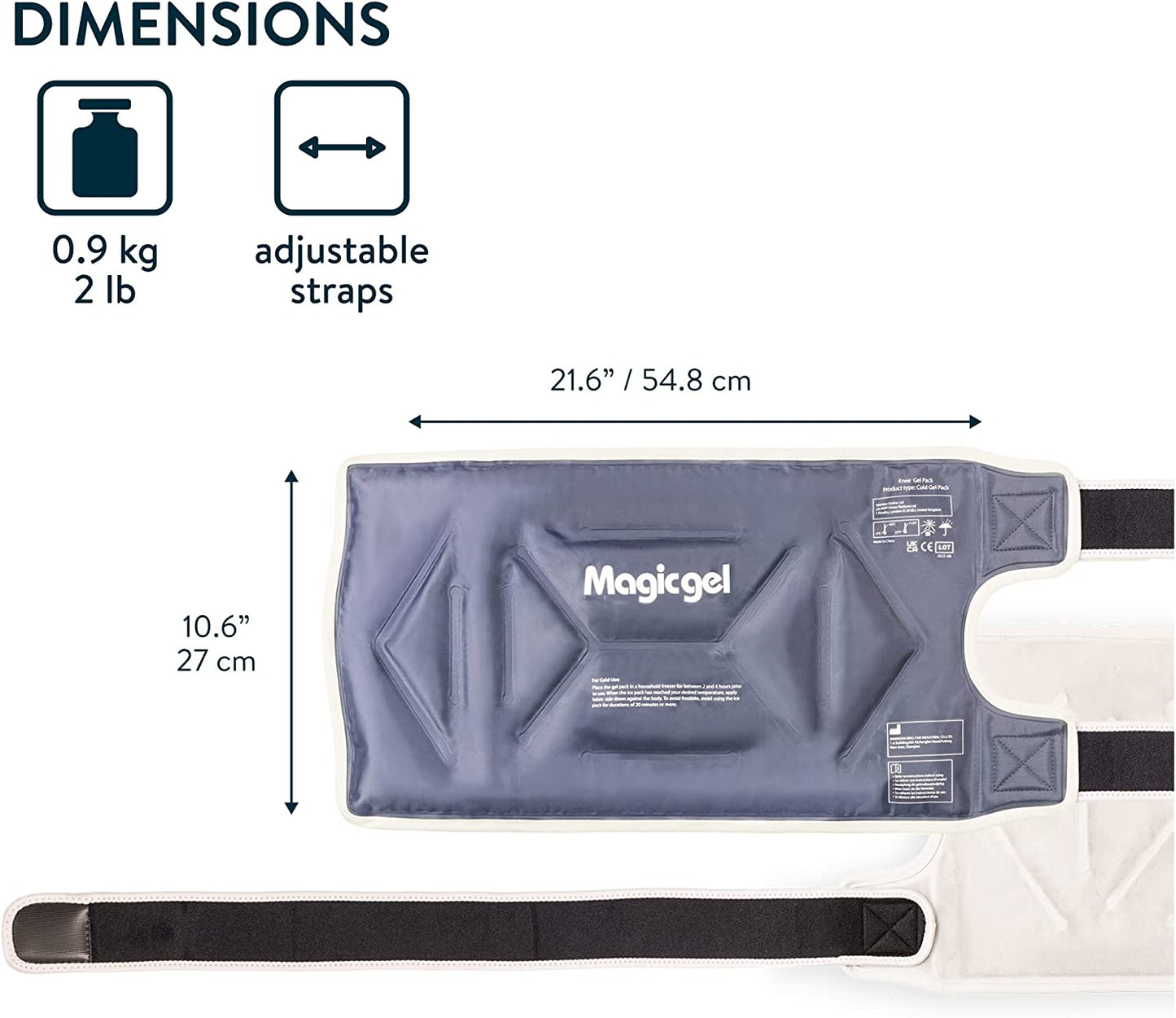 Premium Knee Ice Pack with Professional Wrap
