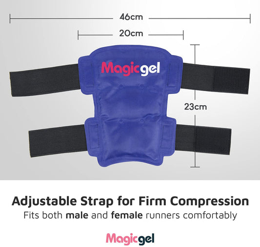 Shin Ice Pack - A Complete Recovery Kit for Shin Splints (With Roller and Stretch Band)