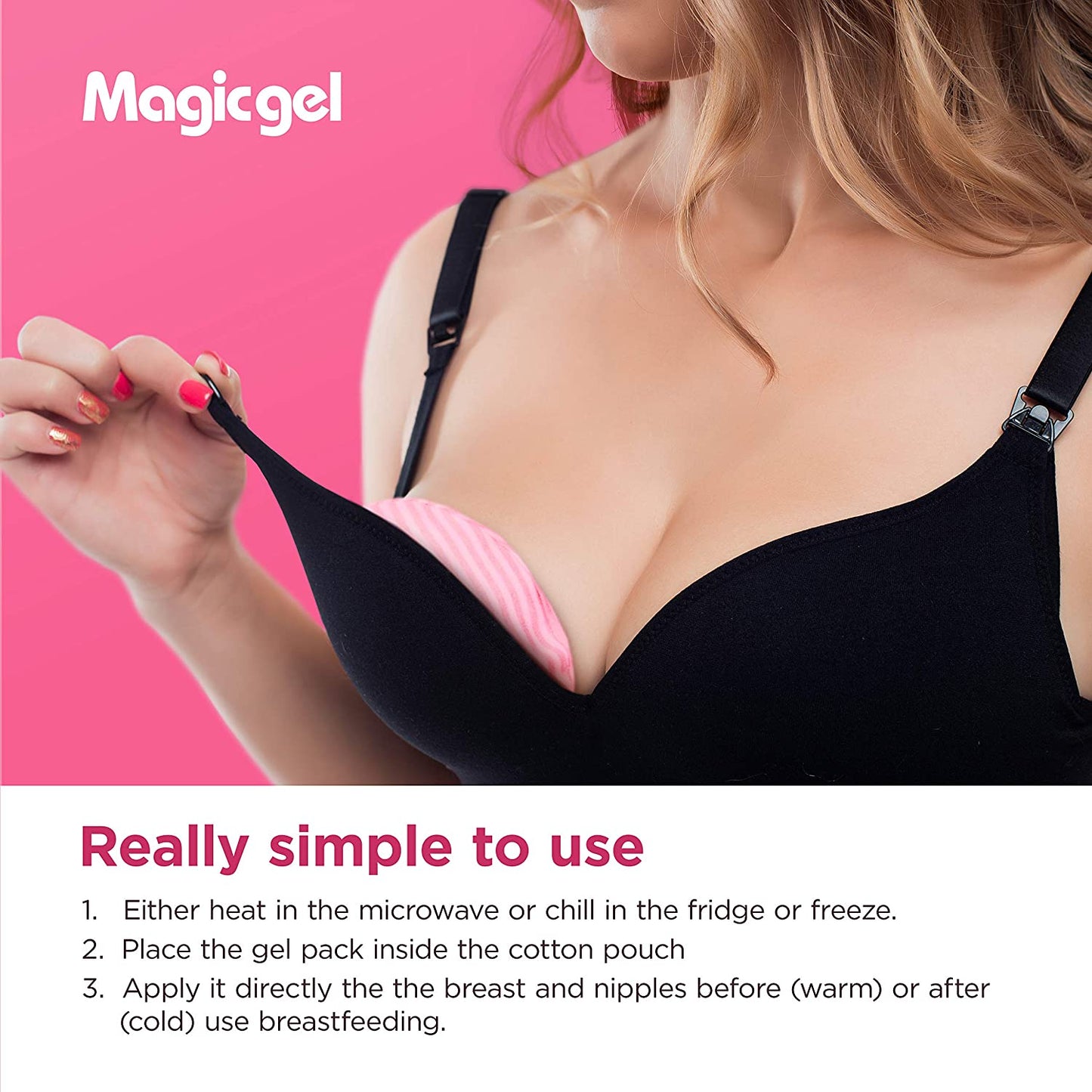 Premium Breast Gel packs – Perfect for Cool or Warm Breastfeeding Pain Relief