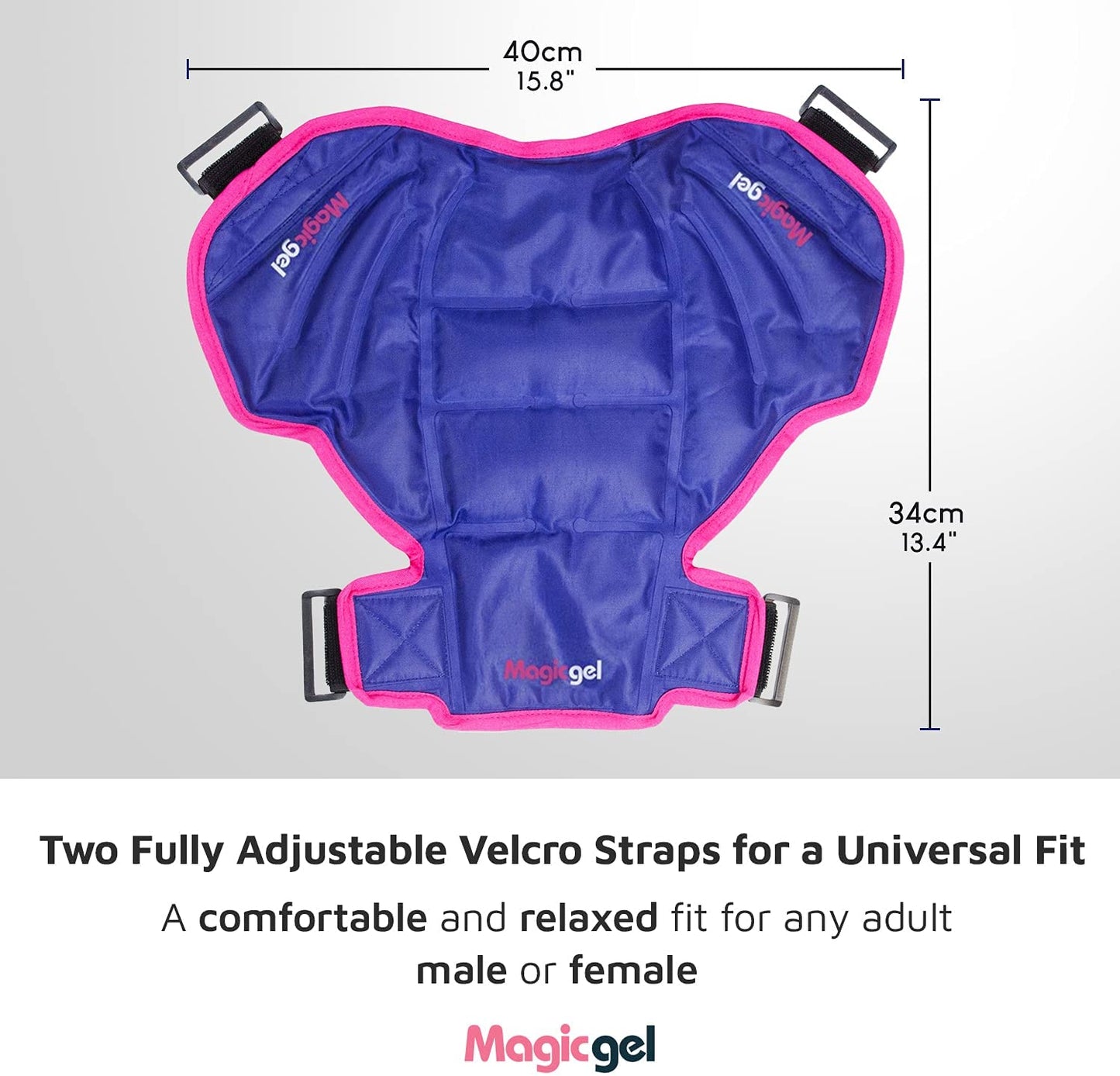 Flexible Shoulder Ice Pack (Left or Right side) - For Sprains, Tears and Post Surgery Recovery