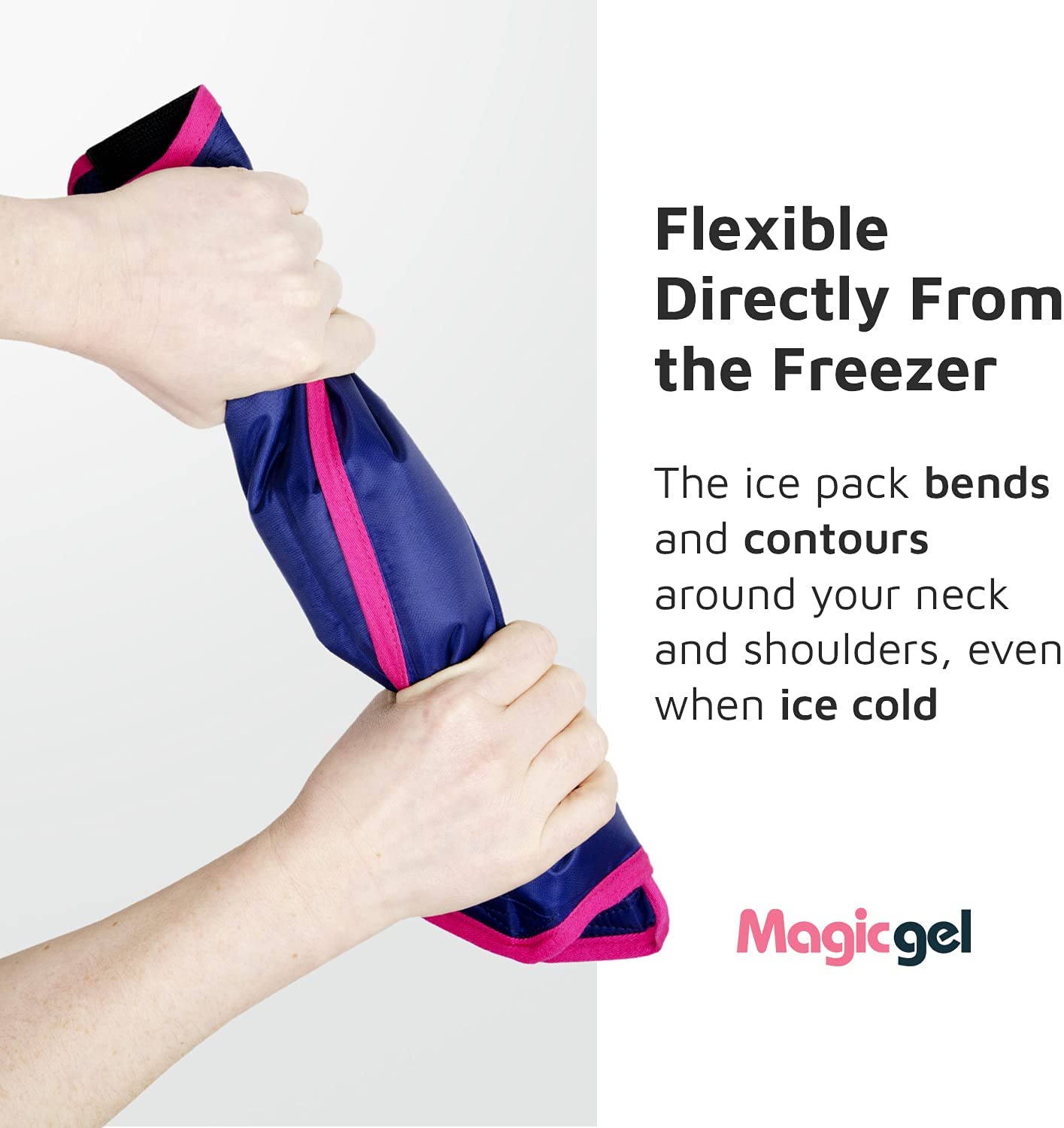 Flexible Shoulder Ice Pack (Left or Right side) - For Sprains, Tears and Post Surgery Recovery