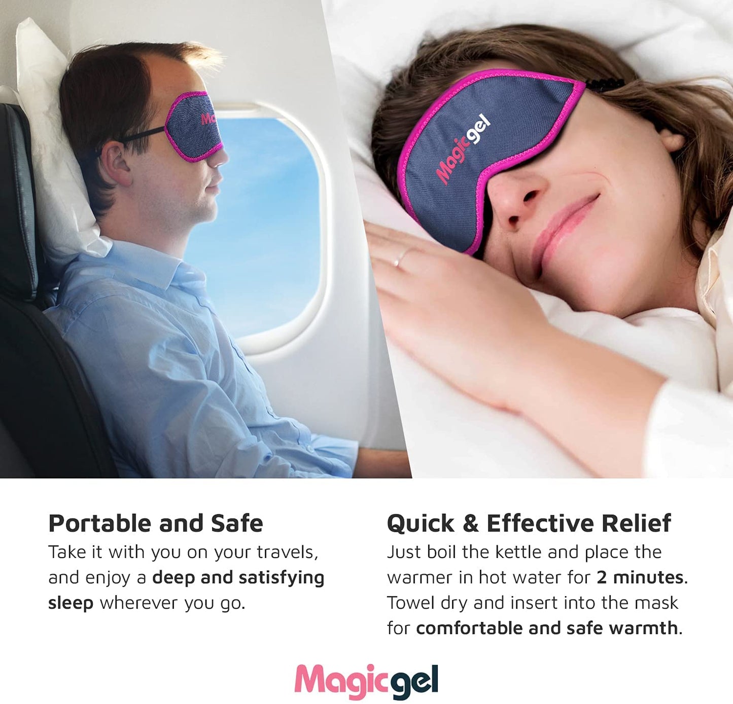 Luxury Eye Mask for Soothing Tired Eyes, Blepharitis, MGD and more (Hot or Cold)