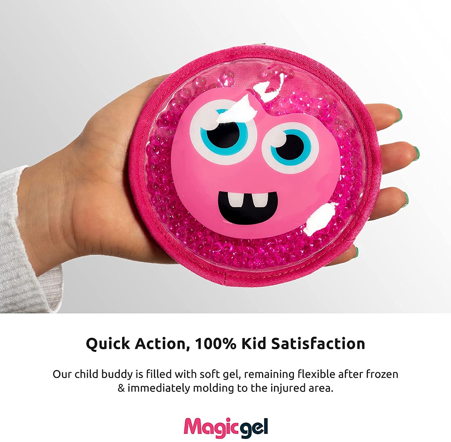 Children’s Ice Pack 4 Little Monsters to Hold Them by The Hand Say Bye Bye to Boo Boo’s!