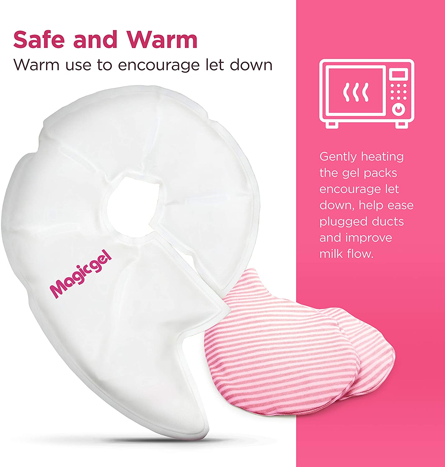 Premium Breast Gel packs – Perfect for Cool or Warm Breastfeeding Pain Relief