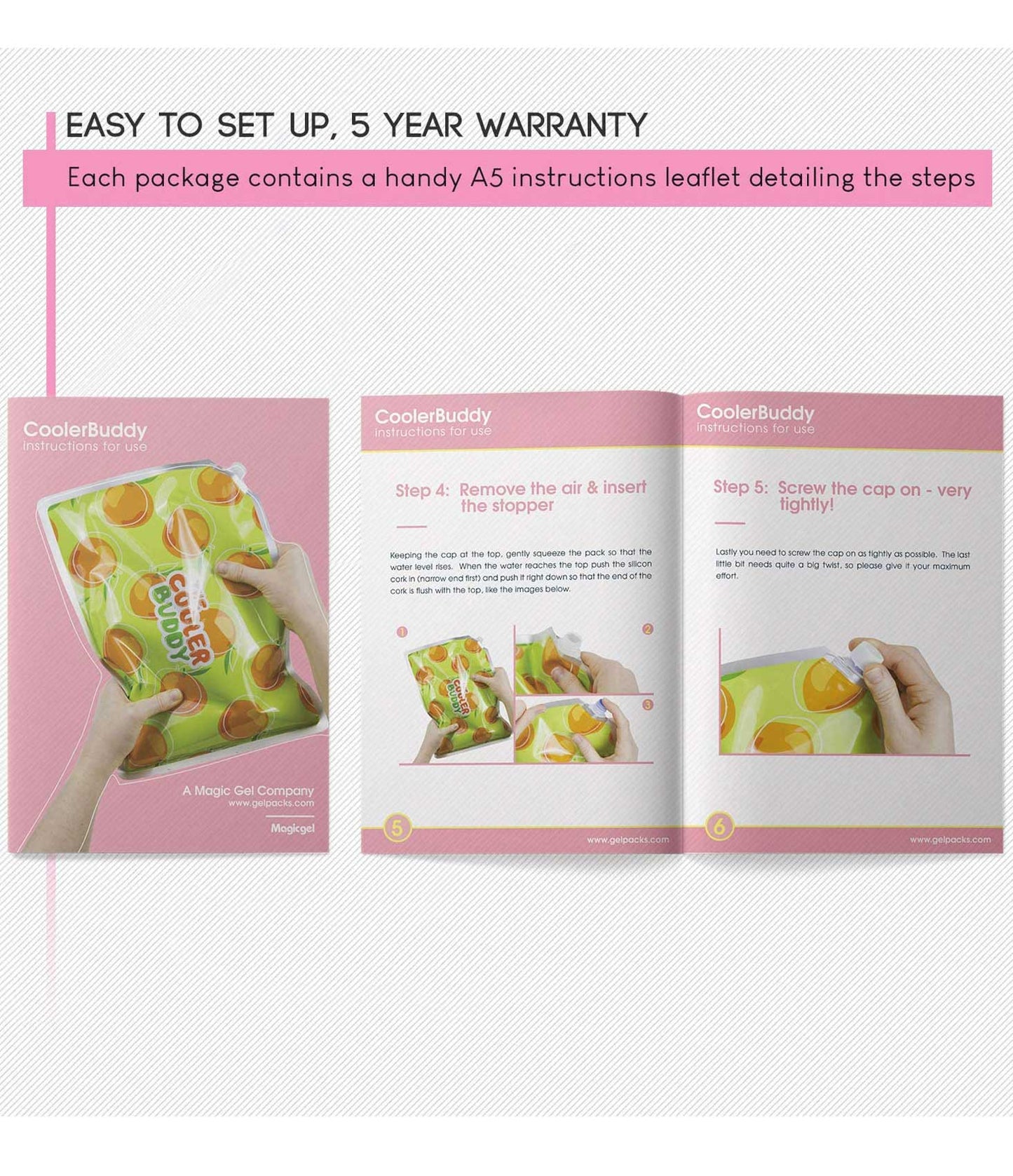 Long Lasting Cooling Ice Packs (36 Hours of Cold)