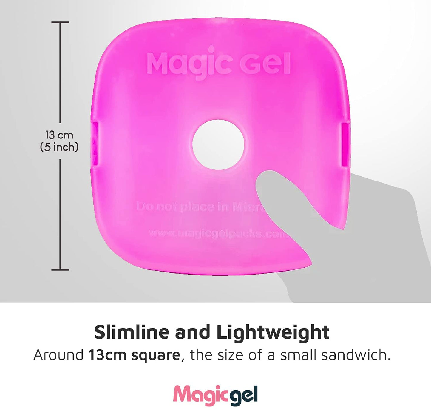 5 pc Colourful Lunch Box Ice Pack Coolers, Lightweight and Long-lasting