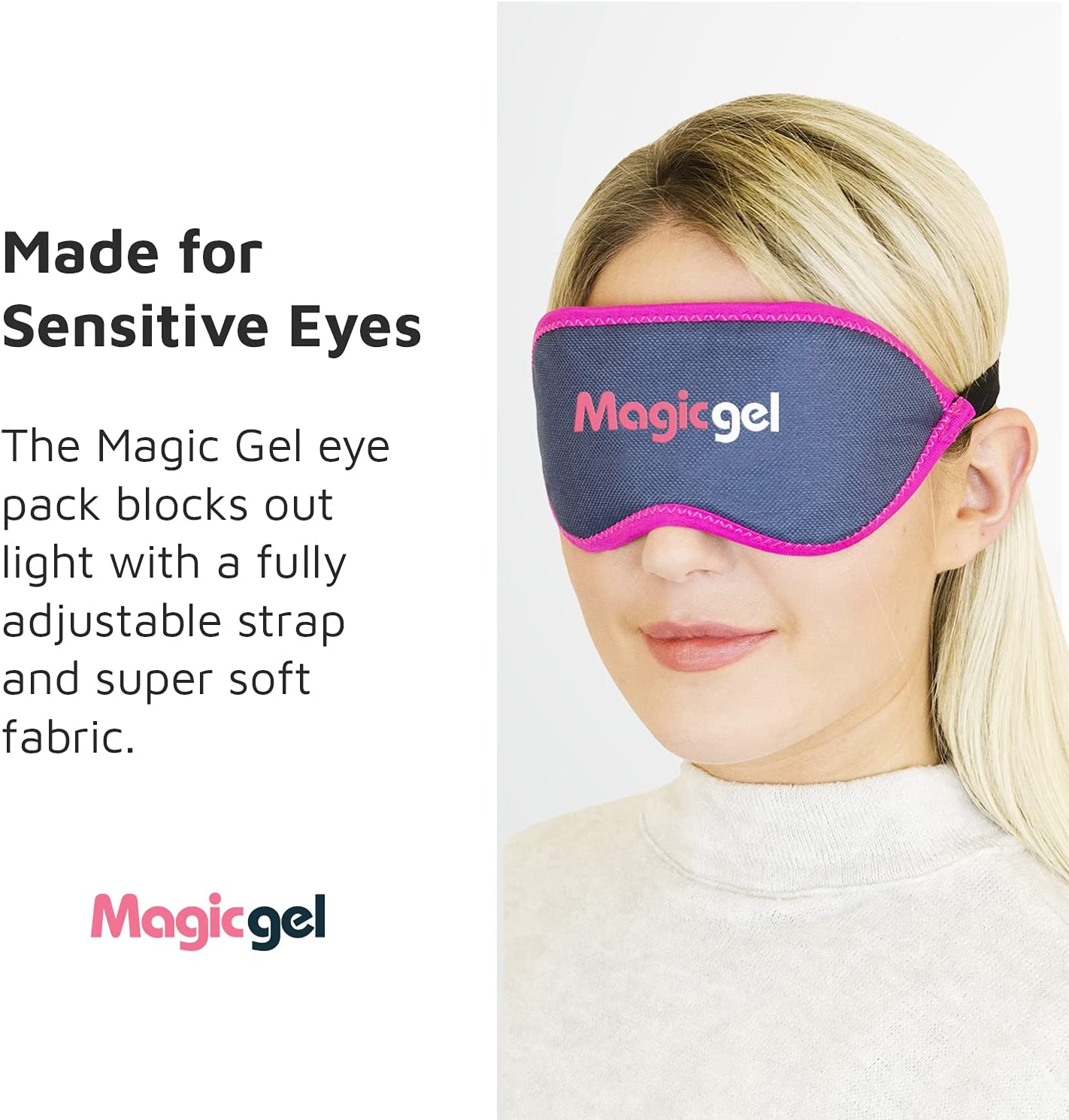 Luxury Eye Mask for Soothing Tired Eyes, Blepharitis, MGD and more (Hot or Cold)