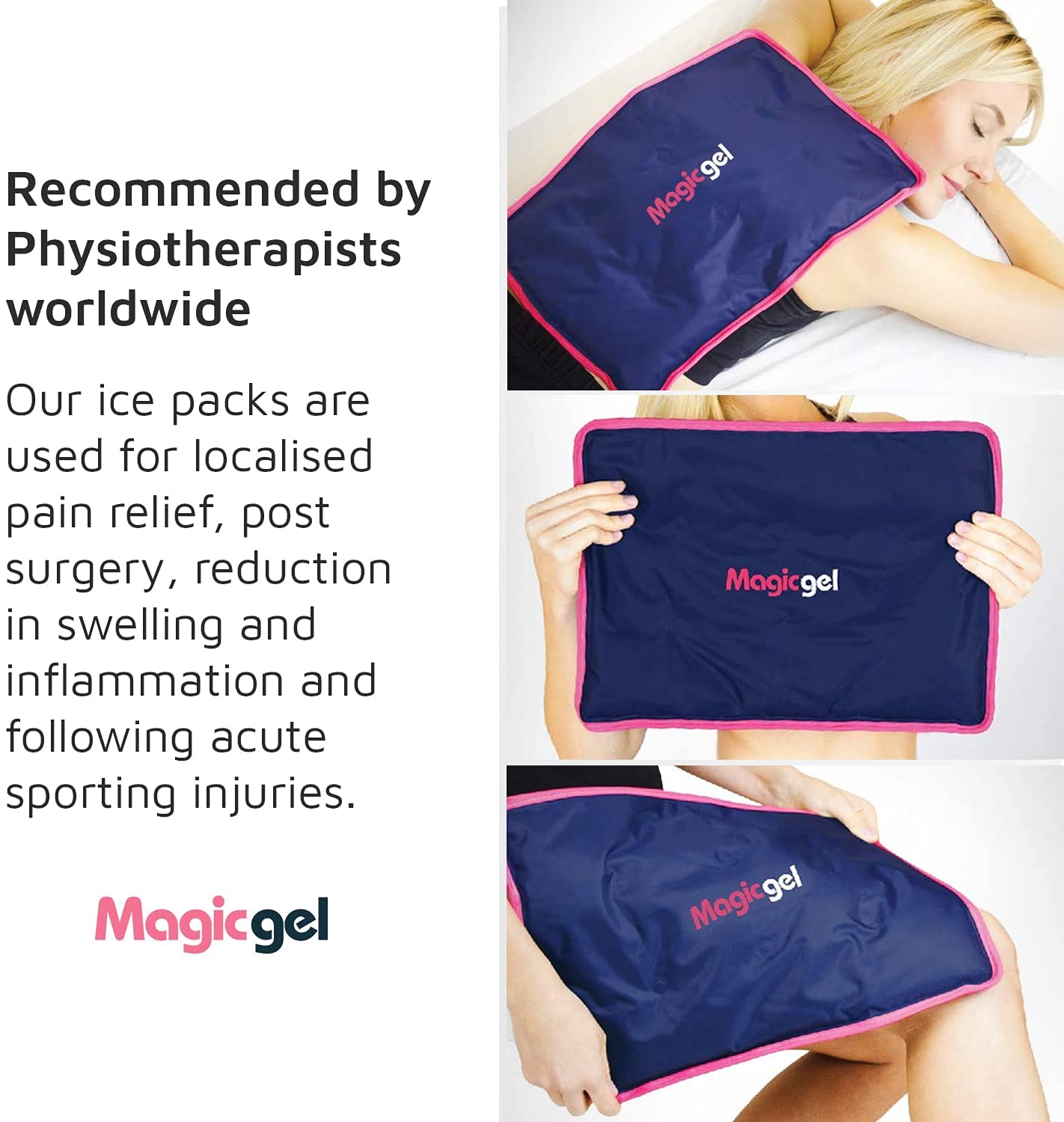 Flexible Ice Pack Pack for injuries and pain relief (L Size)