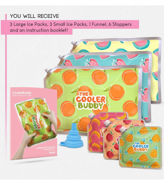 Long Lasting Cooling Ice Packs (36 Hours of Cold)