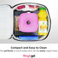5 pc Colourful Lunch Box Ice Pack Coolers, Lightweight and Long-lasting