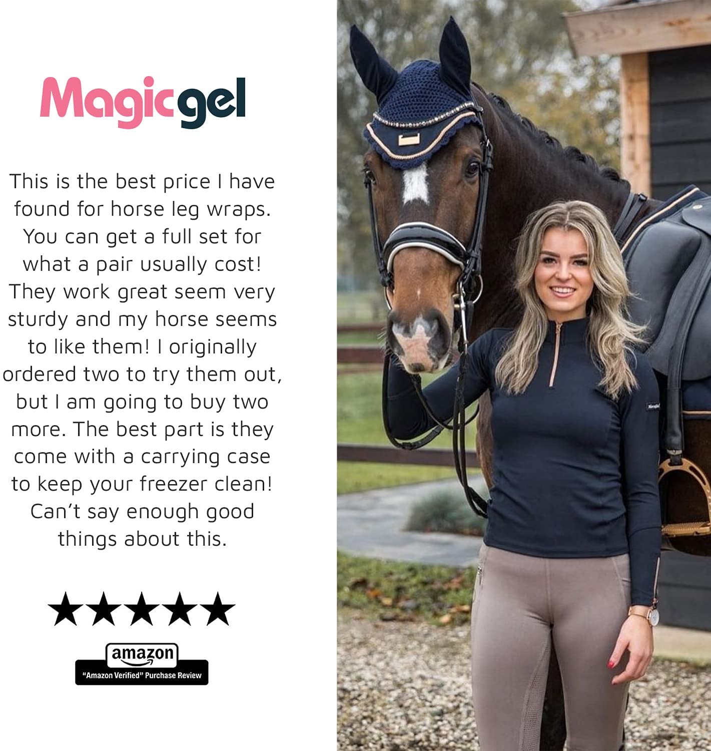 Premium Leg Ice Pack for Horses